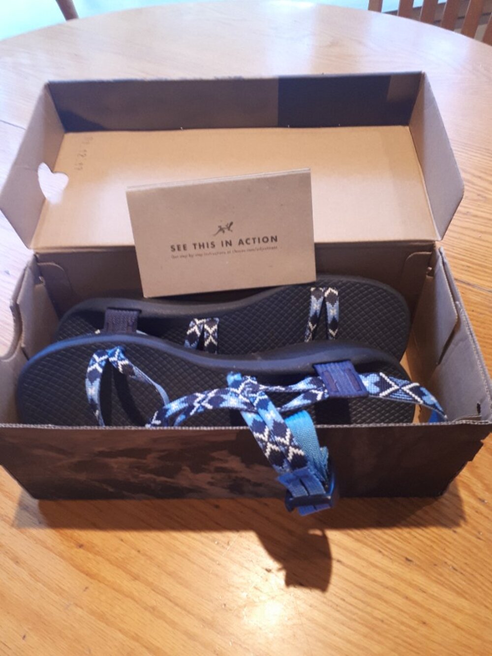 Chaco sandals size 9 women's.  Used once